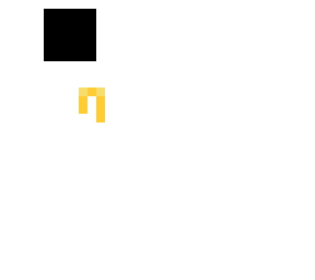 black square w/ ribbon
