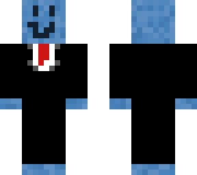 blue guy suit