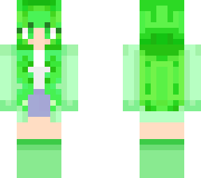 cash&Nico Emerald Secret zoey | Minecraft Skin