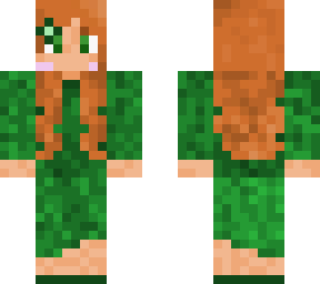 girl in green dress