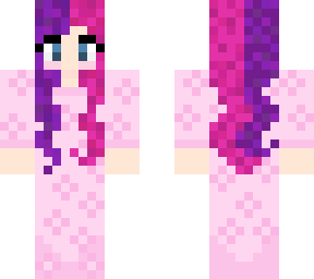 pink and purple haired girl see description