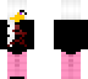 female - goth - black n pink