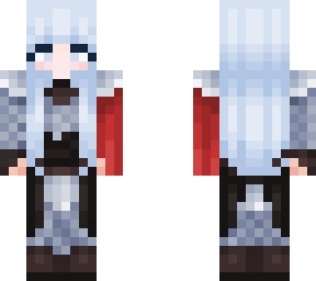 female knight blue hair v.2