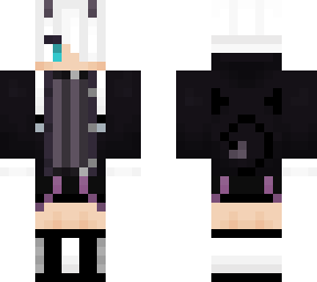 purple and white demon