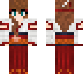 red kimono