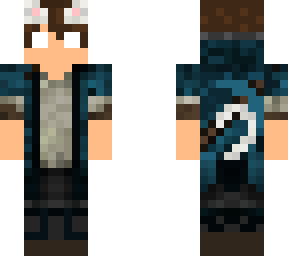 son of herobrine (white neko cat)