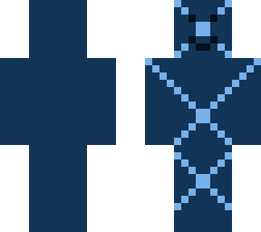 x blue