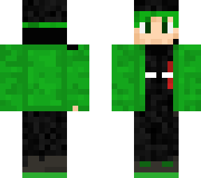 black and green