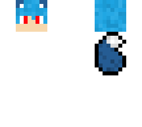 blue fox head and tail base