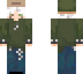 male green hoodie