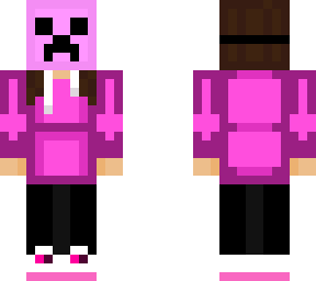 pink hoddie with mask