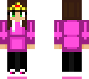 pink hoddie without mask