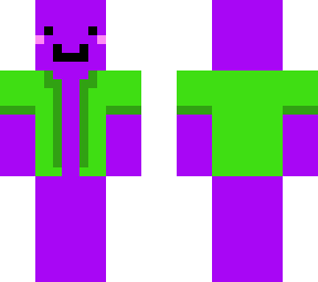purple guy with green jacket