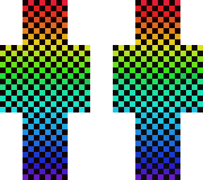 rainbow checkerboard