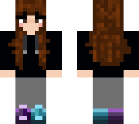 comfy girl skin w/ diff color shoes