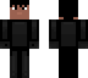 me wearing an enderman suit (complete fixed)