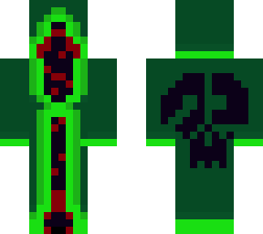 mysterious green guy