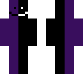 purple and black crown guy
