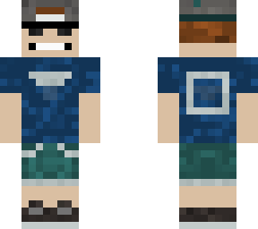 simple blue shirt boy