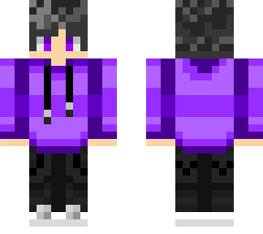 a chill guy in a purple jacket