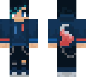 blue and red old style