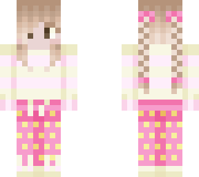 girl in pink pajamas (throwback)