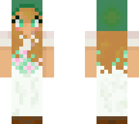 green floral fae with hood