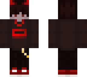 neon red goth