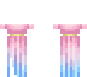 ombre gown ob 1.0 pink to blue