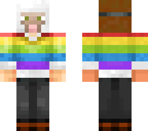 rainbow sheep costume