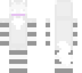 white fox combined with a dragon