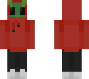 dope red hoodie alien