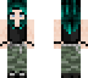 emo military girl
