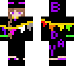 ender girl birthday skin