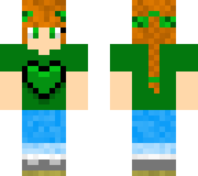 my skin, dark green