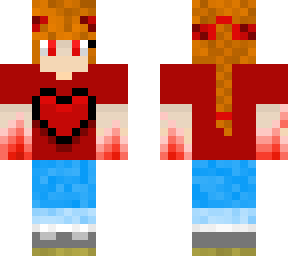 my skin, red