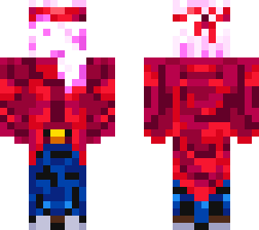 pink mage with red's fit (everhood)