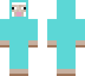 teal sheep-man