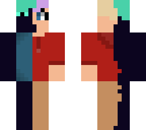 wren (oc) enderman and human split
