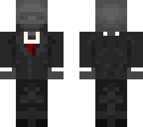 black suit