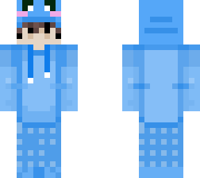 blue frog pajama boy