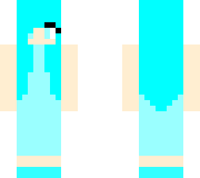 cyan little girl