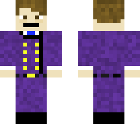 man in purple suit