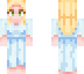 pale blue dress