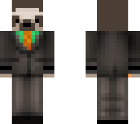 sloth in a more colourful suit