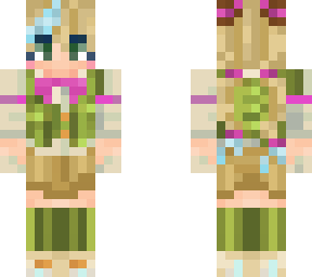 bamboozler skin blond - my version! + blue streak
