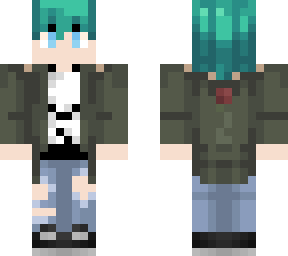 blue haired guy