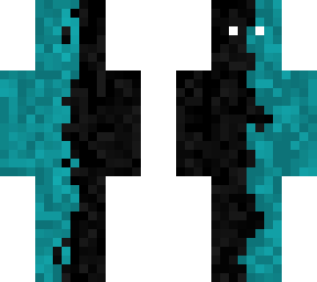 black and cyan combo