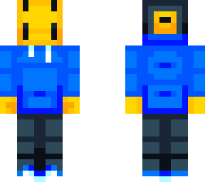 blue hoodie cubee (hive style)