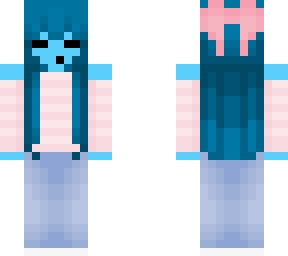 blue slime girl